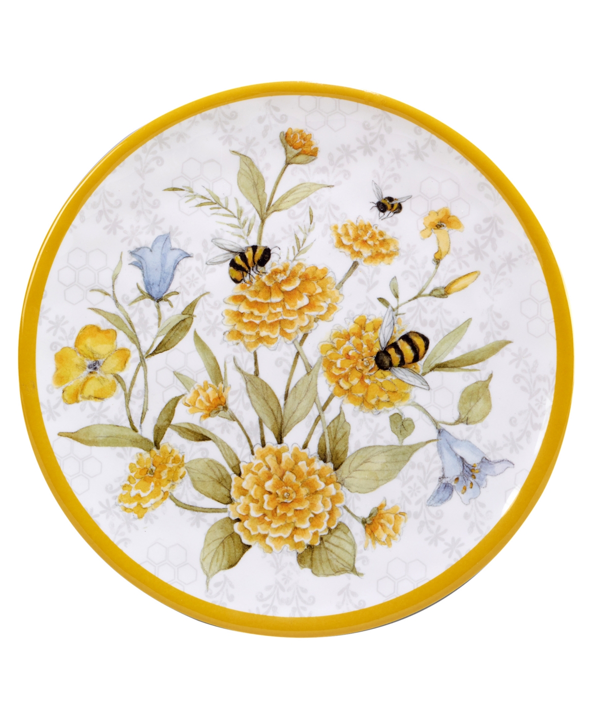 Certified International Bee Sweet Melamine Dinner Set, 12 Piece