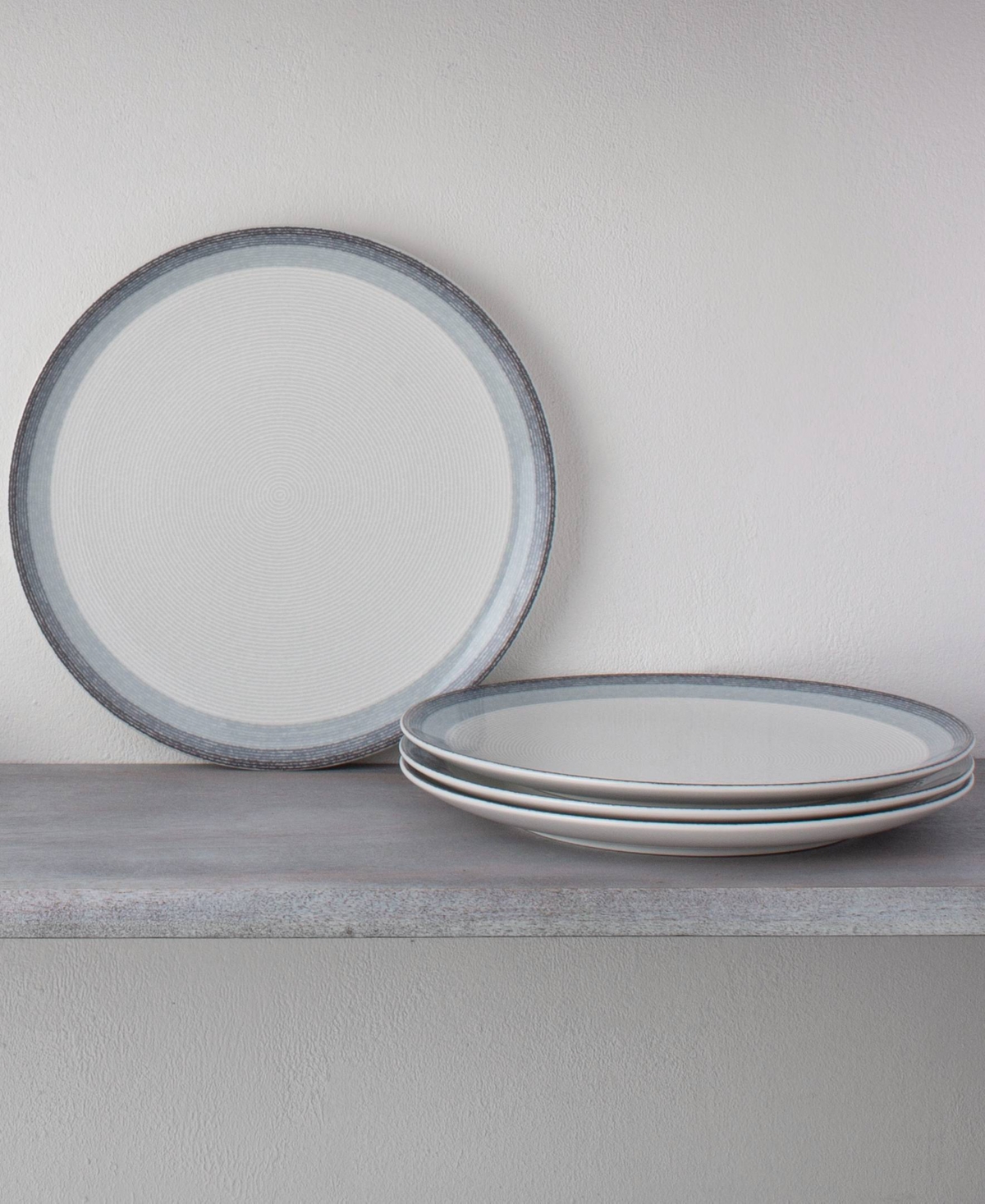 Noritake Colorscapes Layers Coupe Dinner Plate Set of 4, 11"