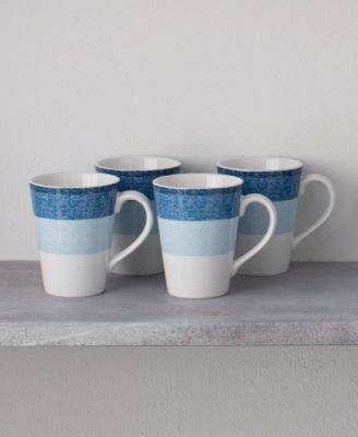 Colorscapes Layers 4 Piece Mug Set, 12 oz