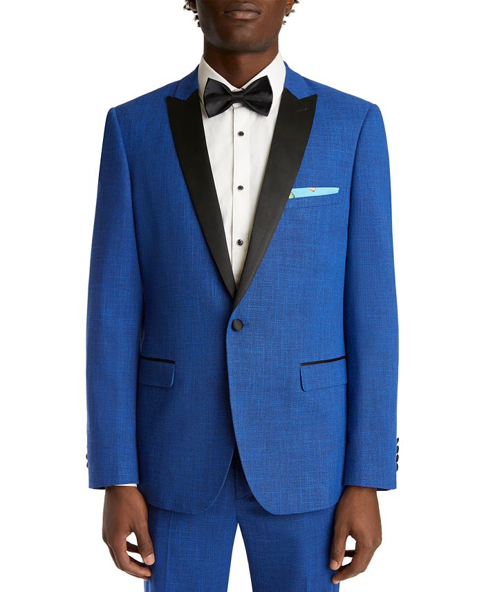 Navy blue clearance tuxedo macy s