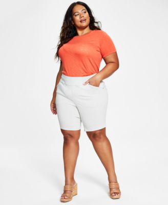 Women's Plus Size Shorts - Macy's