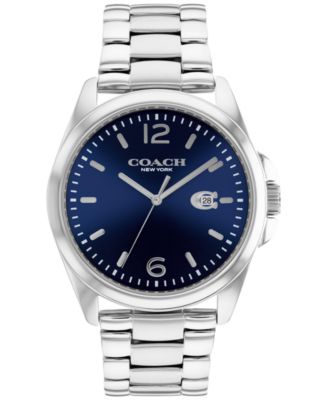 COACH - Men's Greyson Stainless Steel Bracelet Watch 41mm
