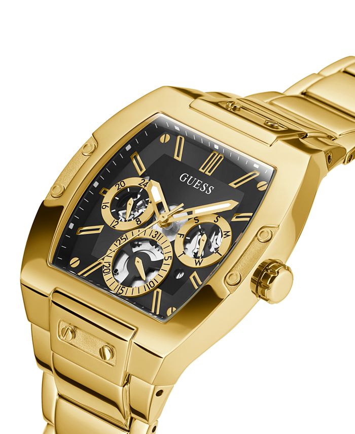 Guess men's stainless steel bracelet watch
