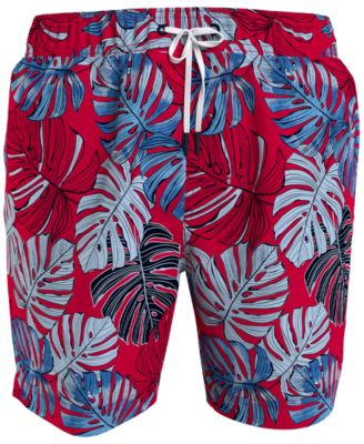 tommy hilfiger swim shorts red