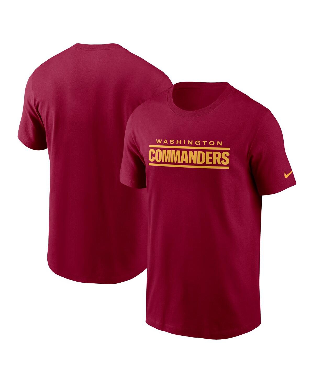 Men's NikeWashington Commanders Wordmark T-shirt - Burgundy