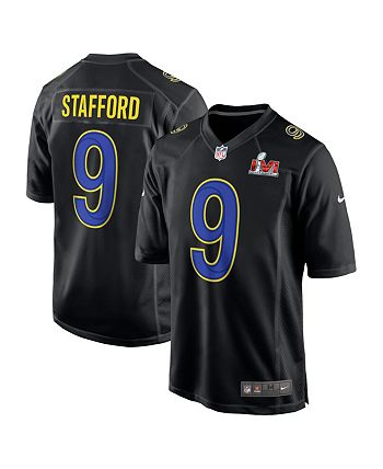 Nike Men's Matthew Stafford Black Los Angeles Rams Super Bowl LVI