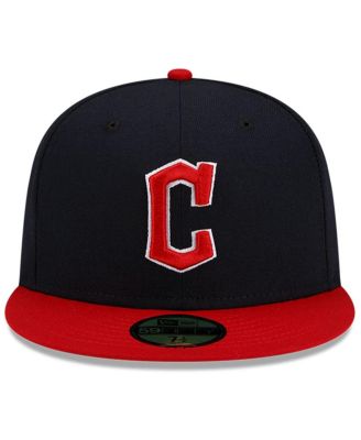 Men's Navy, Red Cleveland Guardians Authentic Collection On-Field 59FIFTY Fitted Hat