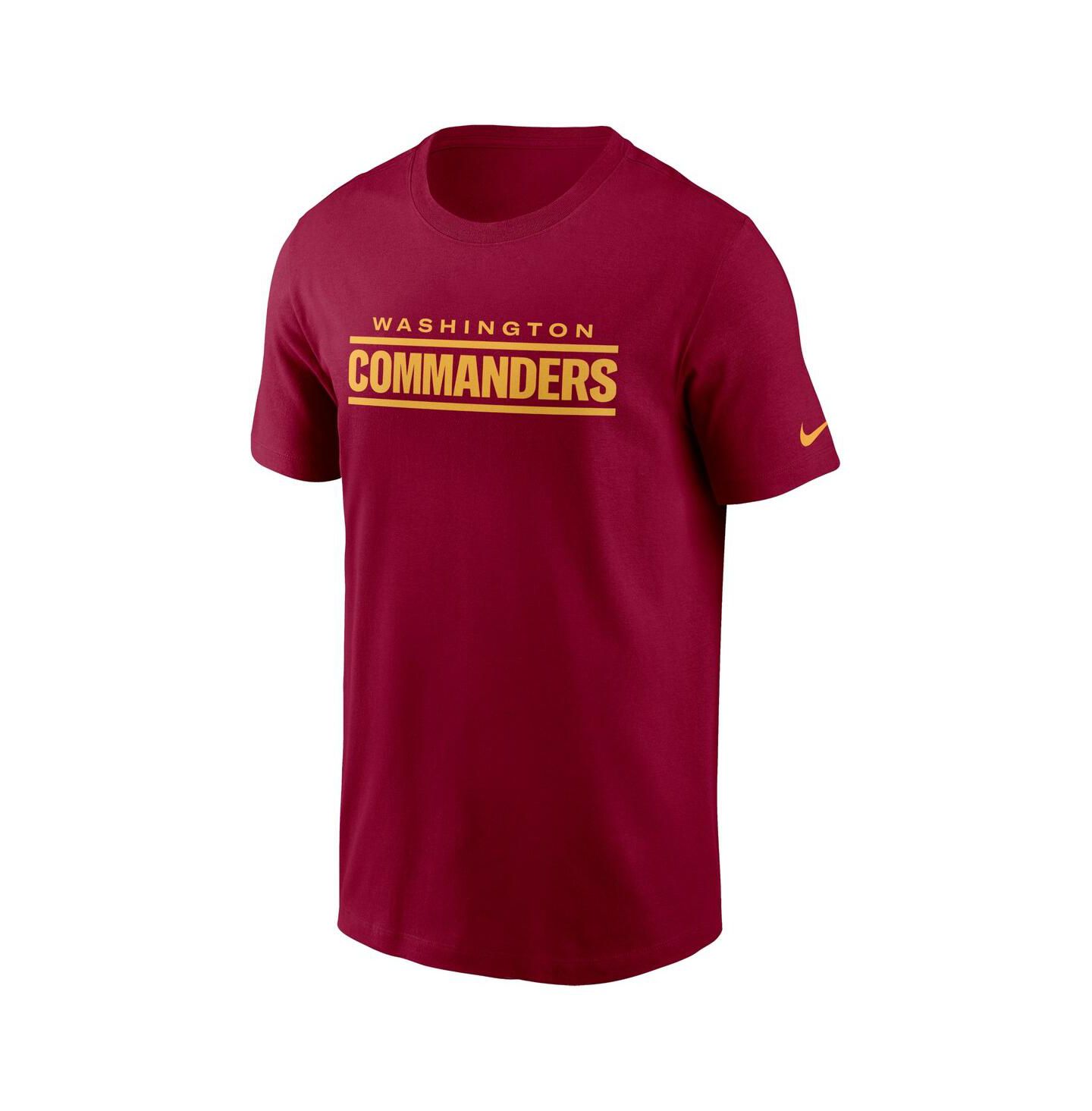 Мужская футболка Nike Burgundy Washington Commanders Wordmark — фото 3