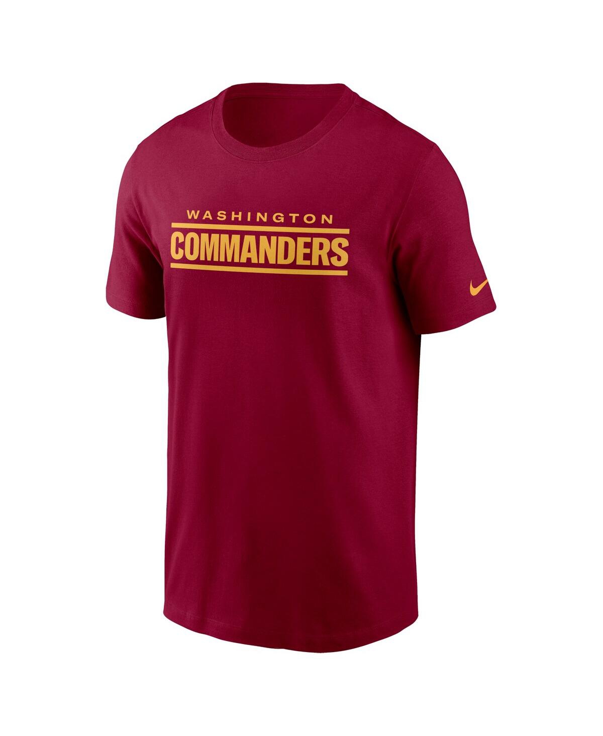 Men's NikeWashington Commanders Wordmark T-shirt - Burgundy