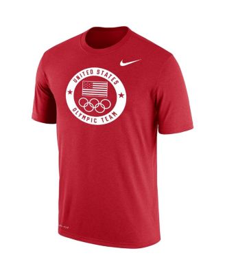 Nike Men's Red Team USA Team Performance T-shirt
