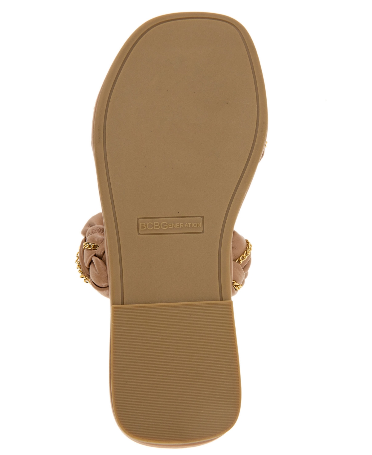 BCBGeneration Women'seka Woven Chain Flat Sandal