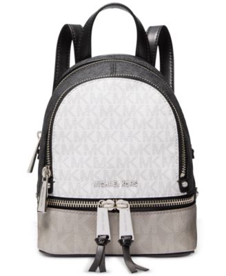 michael kors mini black backpack