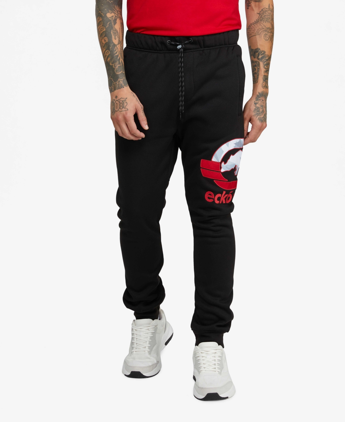 Ecko Unltd Men's Big And Tall Sky Reach Joggers In Black ModeSens