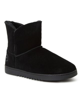 black suede booties macys