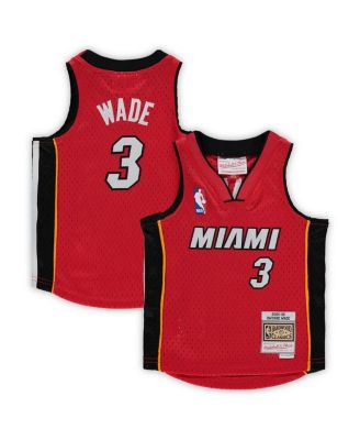Infant Unisex Dwyane Wade Red Miami Heat 2005-06 Hardwood Classics Player Jersey
