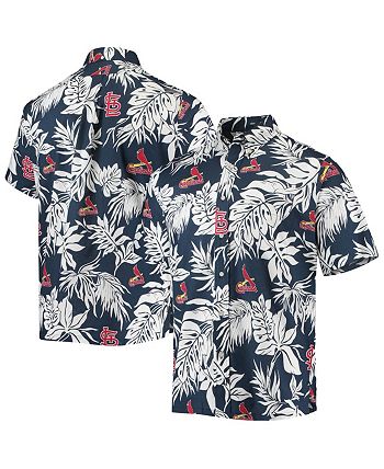 Reyn Spooner Men's Navy St. Louis Cardinals Aloha Button-Up Shirt - Macy's