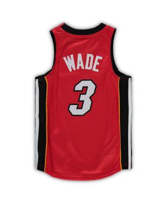 Preschool Unisex Dwyane Wade Red Miami Heat 2005-06 Hardwood Classics Player Jersey