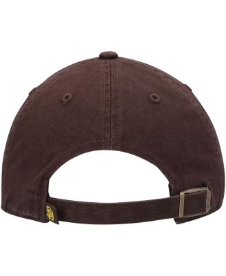 Big Boys and Girls Brown San Diego Padres Team Logo Clean Up Adjustable Hat
