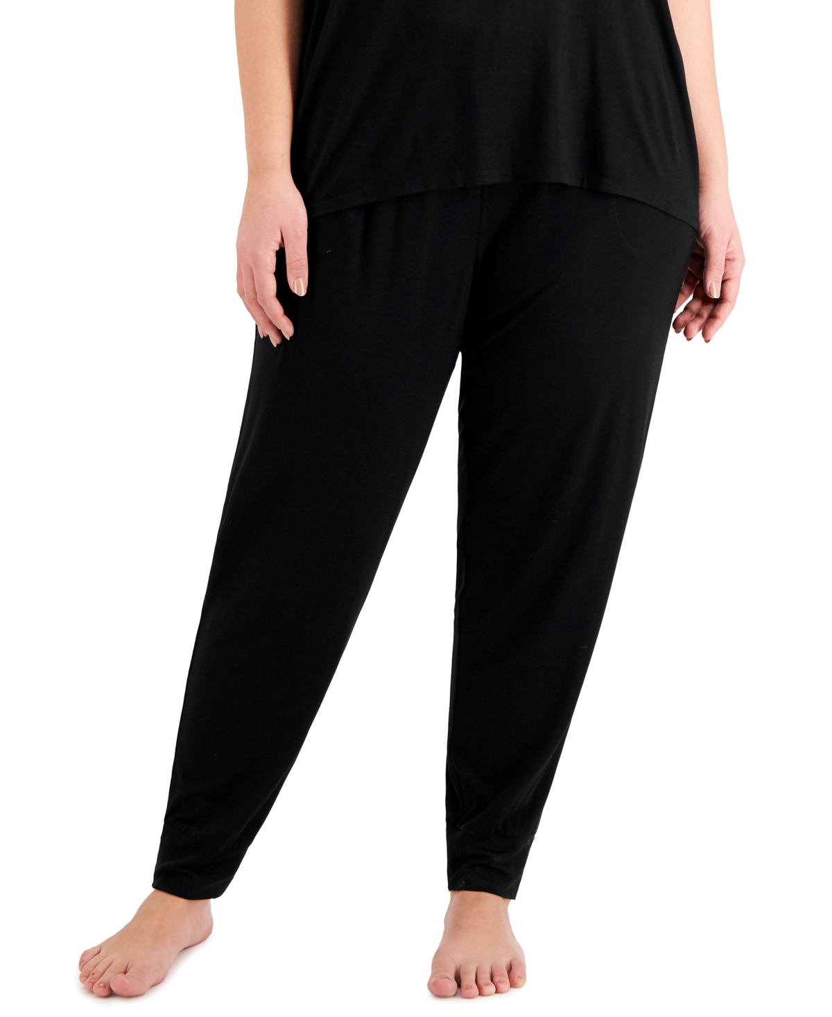 Alfani Plus Size Essential Jogger Pajama Pants, Created for Macy's