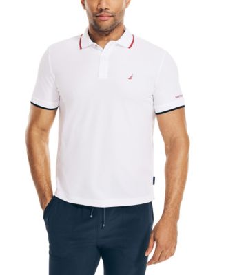 nautica men's white polo