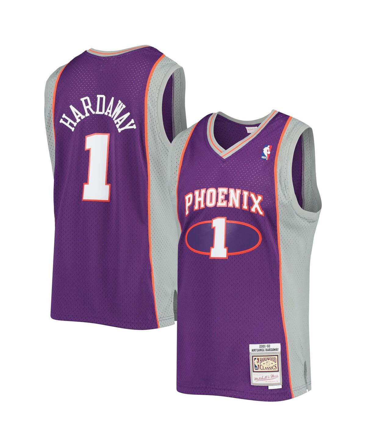 Men's Penny HardawayPhoenix Suns 2001-2002 Authentic Hardwood Classics Swingman Jersey - Purple