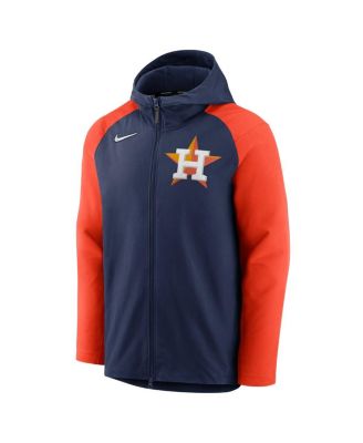 Men's Navy, Orange Houston Astros Authentic Collection Full-Zip Hoodie Performance Jacket