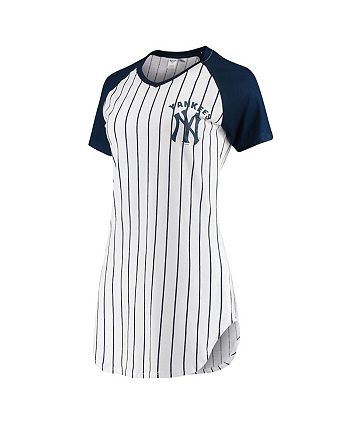 Concepts Sport Women's White New York Yankees Vigor Pinstripe ...