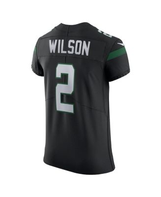 Men's Zach Wilson Stealth New York Jets Vapor Elite Jersey