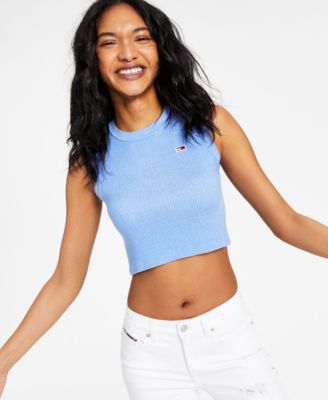 tommy jeans cropped sweater