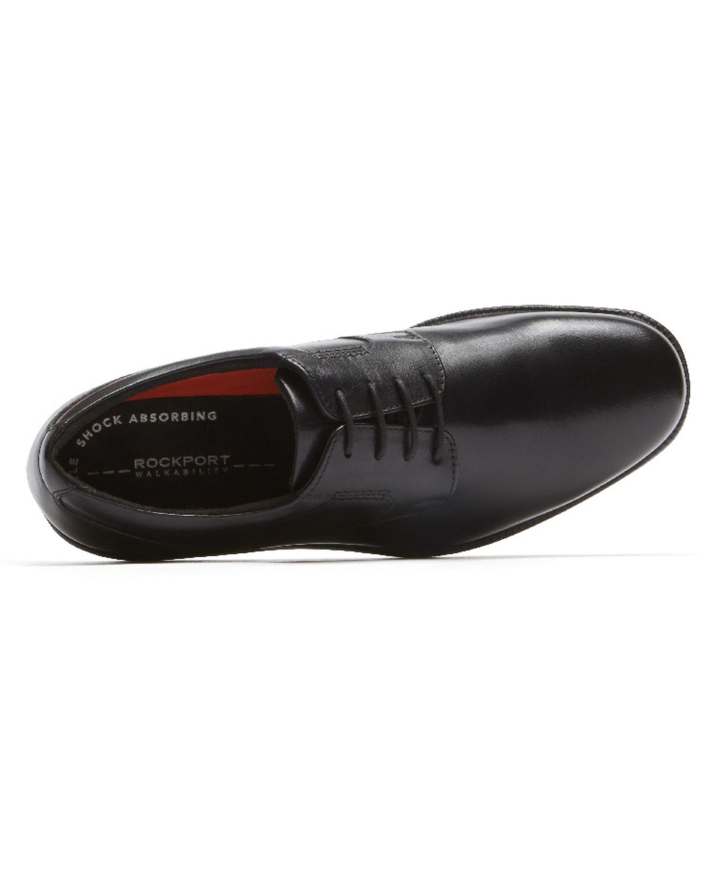 Обувь Rockport Men's Charlesroad Plaintoe Dress Shoes, цвет: Чёрный — фото 4