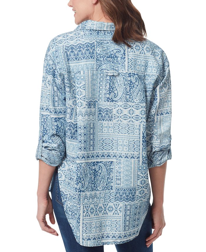 Gloria Vanderbilt Women's Amanda Paisley ButtonFront Shirt Macy's