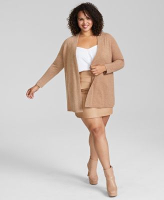 women's plus size sweater duster