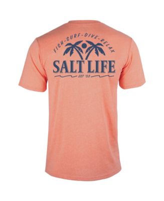 Salt Life Men's Flip Side Palms Triblend Short Sleeve T-shirt & Reviews ...