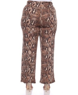Plus Size Printed Palazzo Pants