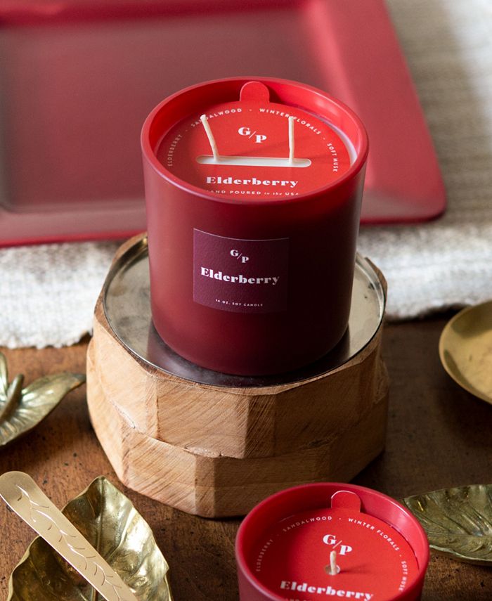 GP Candle Co. Elderberry Splendor Soy Candle, 14 oz Macy's