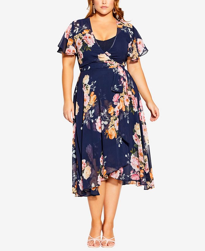 Review Florence Midi Dress In Navy