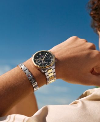 Men's Two-Tone Stainless Steel Bracelet Watch 44mm