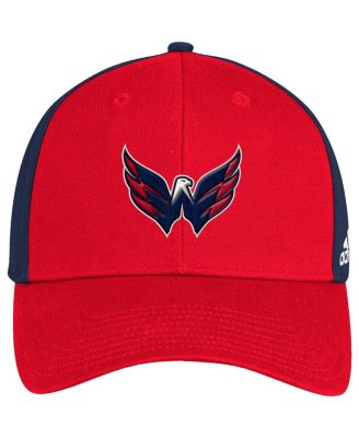 Men's Red, Navy Washington Capitals Team Adjustable Hat