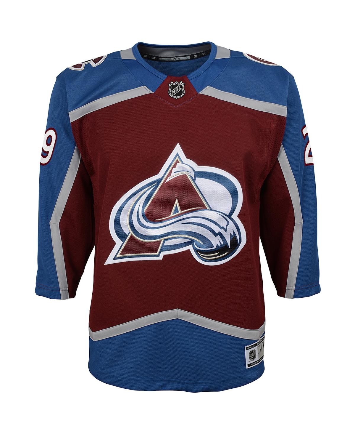 Big Boys Nathan MacKinnonColorado Avalanche Premier Player Jersey - Burgundy