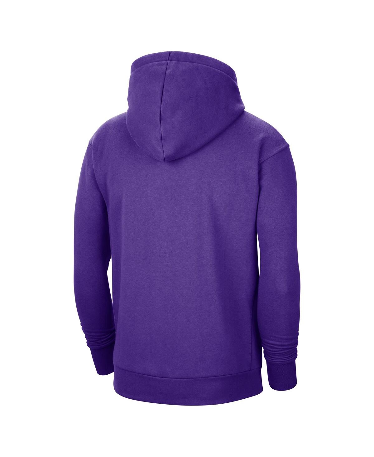Shop Nike Men's  Purple Los Angeles Lakers 2021/22 City Edition Essential Logo Pullover Hoodie