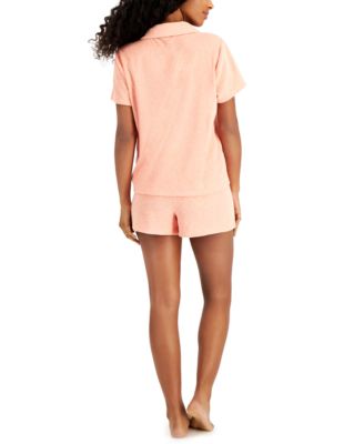 Terry Cloth 2-Pc. Shorts Set 