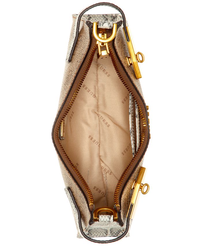 GUESS Zadie Logo Top Zip Shoulder Bag Macy's