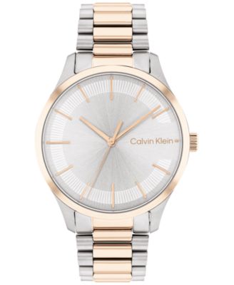 Calvin Klein - Women's Iconic Two-Tone Stainless Steel Bracelet Watch 35mm