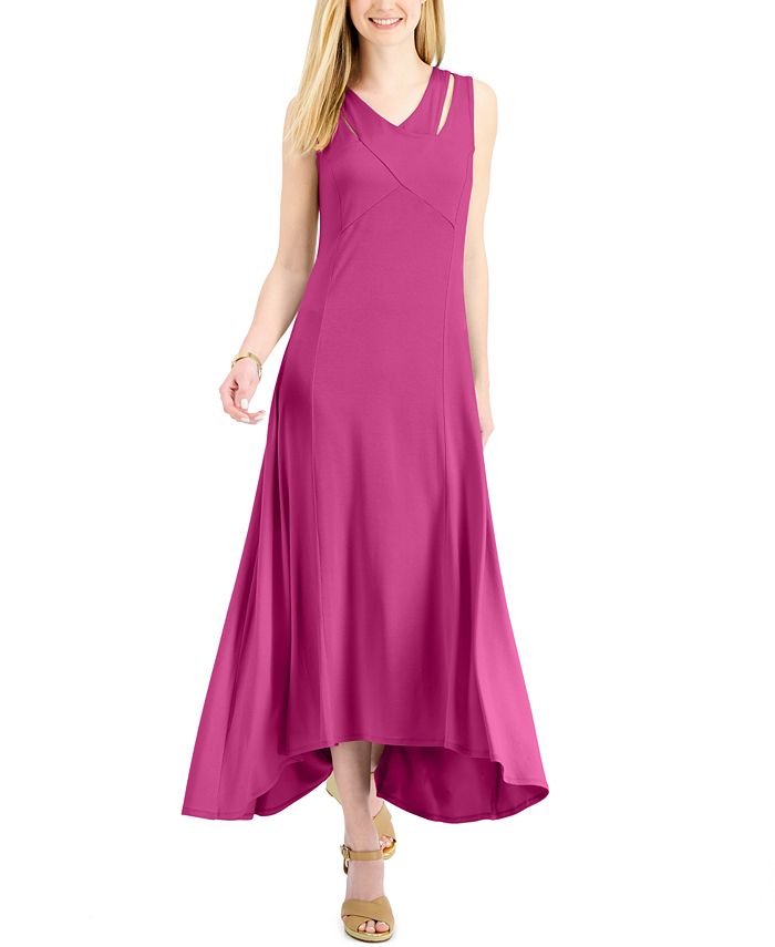 JM Collection CrossoverFront Maxi Dress, Created for Macy's Macy's