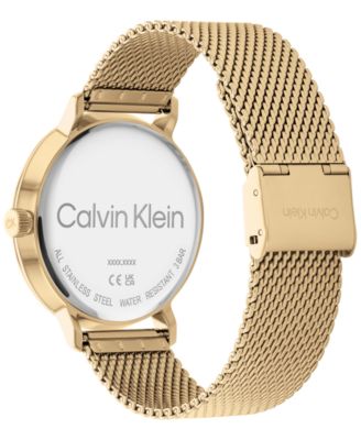 Gold-Tone Mesh Bracelet Watch 42mm