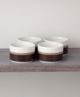 ColorStax Stripe Mini Bowls, Set of 4