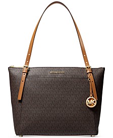 Signature Voyager Large Top Zip Tote
