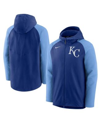 Nike Men's Royal, Kansas City Royals Authentic Collection Full-Zip Raglan  Hoodie Performance Jacket - Macy's