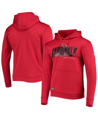 Men's Cardinal Arizona Cardinals Combine Authentic Hard Hash Pullover Hoodie