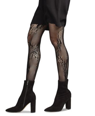 Women's Feather Lace Net Tights